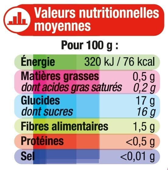 U Dessert fruitier pomme/fraise allégé en sucre 4x100g packshot