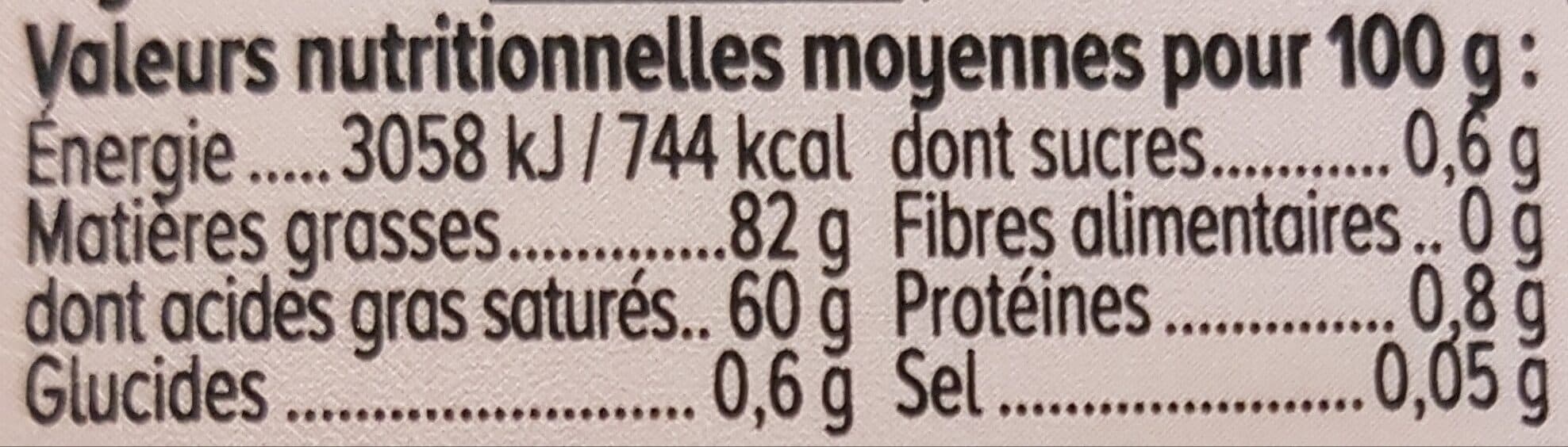 U Beurre extra fin doux 82%mg, barquette 250g packshot