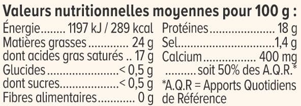 U Coulommiers au lait pasteurisé 23%MG, 350g packshot