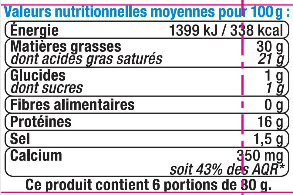 U Fromage double crème au lait pasteurisé 30% MG, 200g packshot