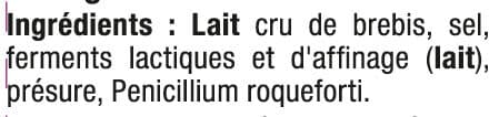 U Roquefort au lait cru de brebis AOP - 150g packshot