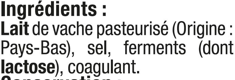 U Tranchettes d'emmental pasteurisé 30%MG packshot