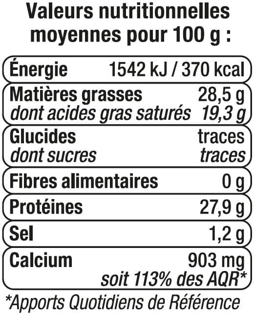 U Tranchettes d'emmental pasteurisé 30%MG packshot