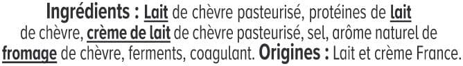 U Fromage Pyramide de chèvre frais au lait pasteurisé 14% de MG, 150g packshot