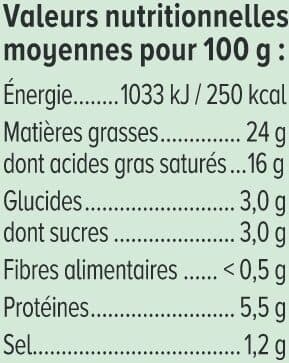 U Fromage pasteurisé à tartiner ail et fines herbes 24% de MG, 150g packshot