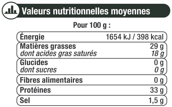 U Fromage râpé italien Grana Padano AOP - 100g packshot