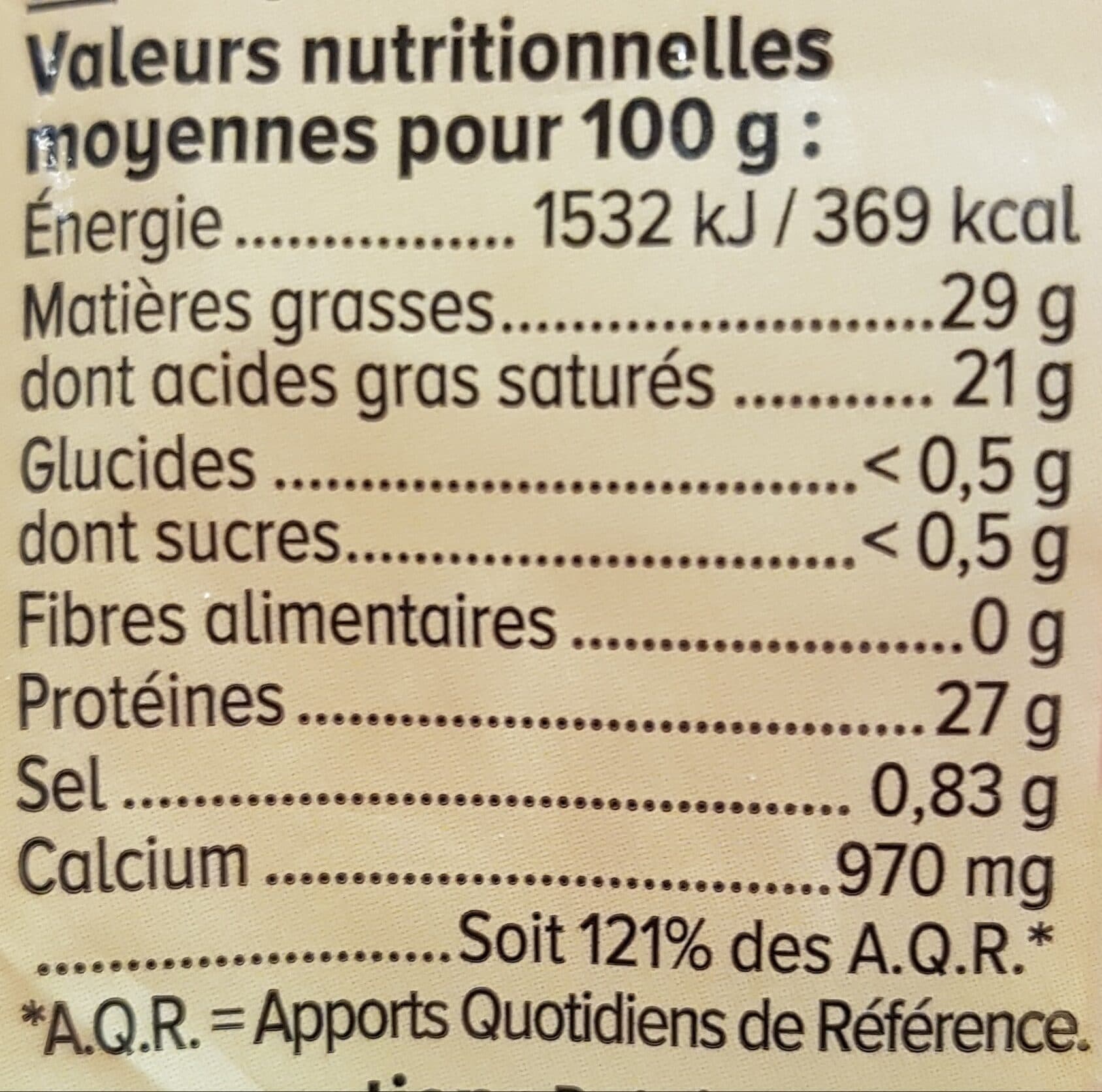 U Emmental français pasteurisé rapé 29%MG packshot