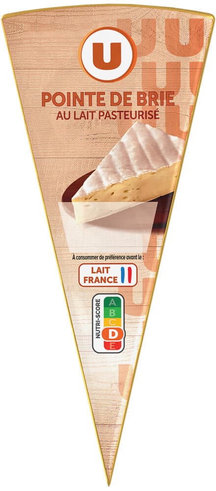 U Pointe de Brie au lait pasteurisée, 30%MG packshot