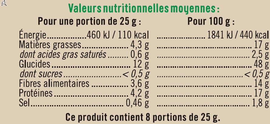 U Crackers 3 graines paquet de 200g packshot