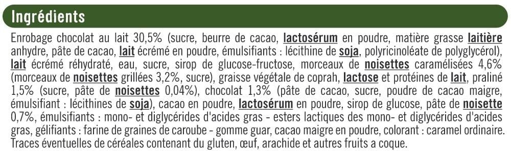 U Bâtonnets glacés folie rocher praliné - X4 262G packshot