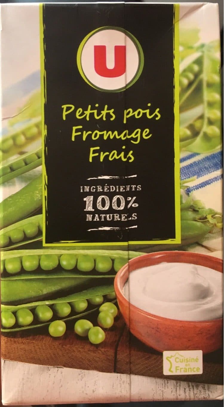 U Soupe Petit Pois Fromage Frais packshot