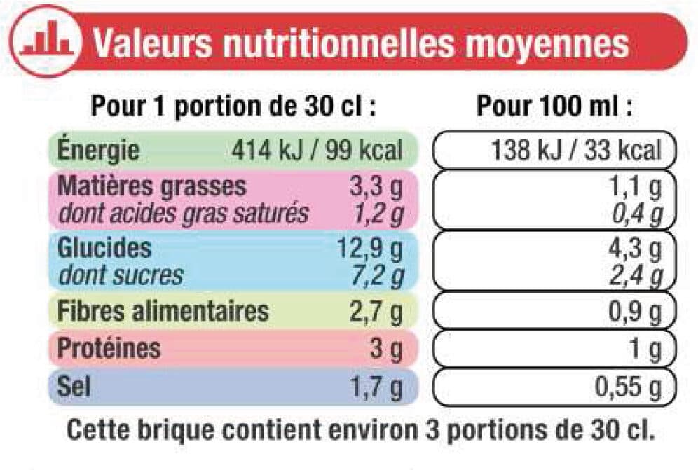 U Mouliné légumes grillés chorizo packshot