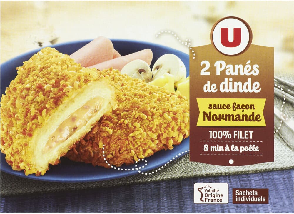 U Escalope de dinde panée à la Normande packshot