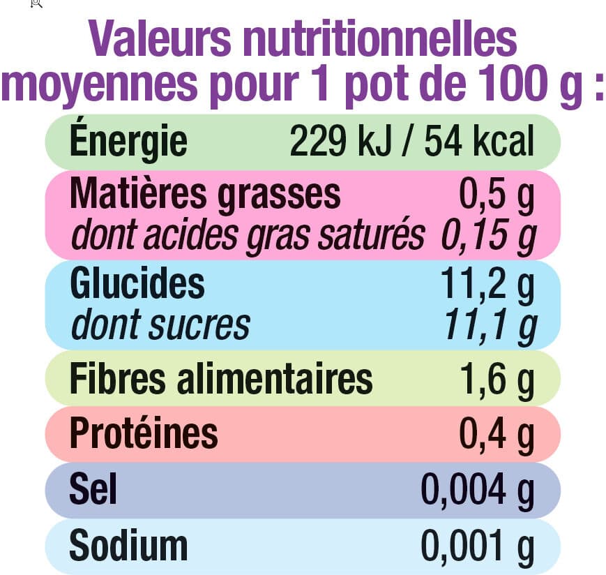 U Pots dessert pomme poire et mandarine, packshot