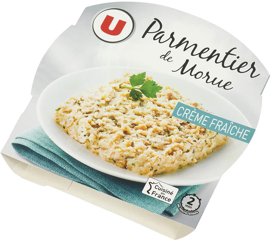U Parmentier de morue à la crème fraîche packshot