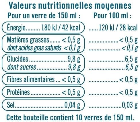 U Boisson à base d'eau de source aromatisée au jus de pomme packshot