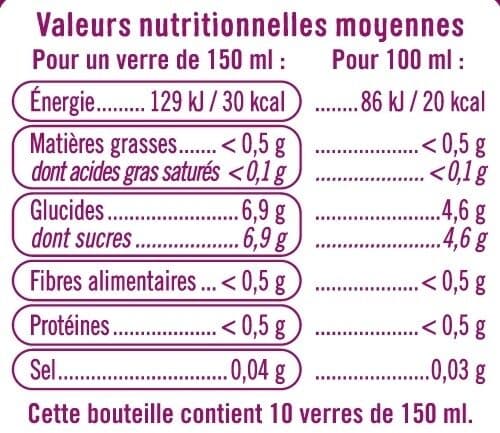 U Boisson à base d'eau de source aromatisée au jus de fruits tropical packshot
