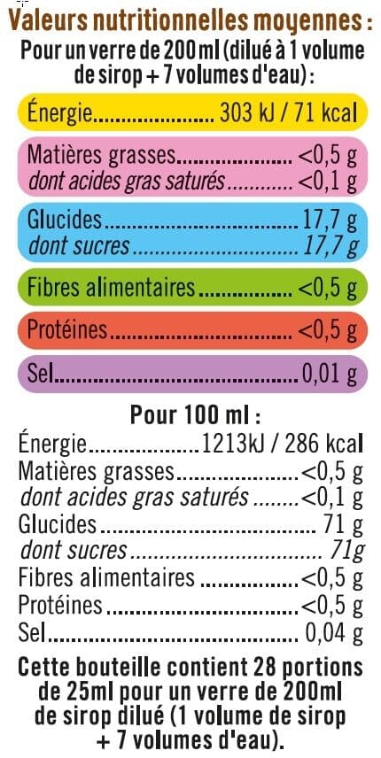 U Sirop à l'anis bouteille en verre de 70cl packshot