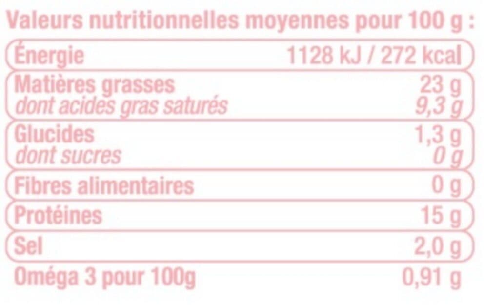 U Chair à saucisse aux herbes cheveux d'ange, France, barquette, 500g packshot