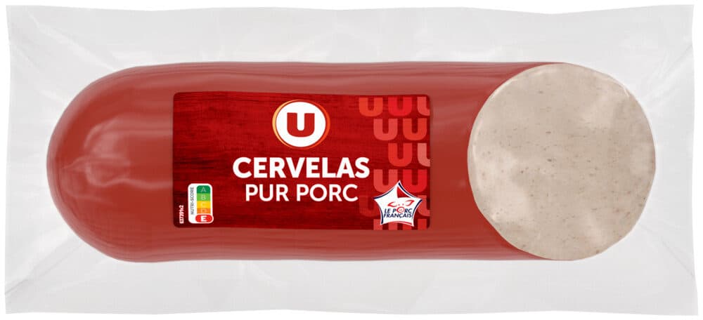 U Cervelas pur porc packshot