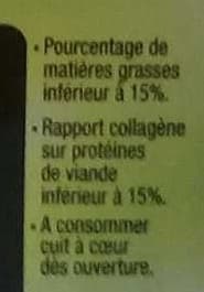 U Steak haché, 15% Matière Grasse, France, VBF packshot