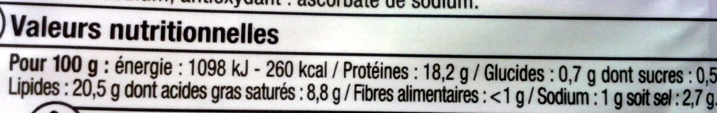 U Allumettes lardons nature packshot