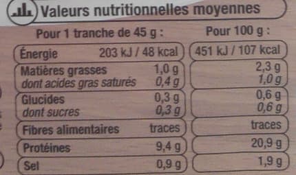 U Le Paris sans couenne packshot