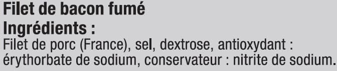 U Filet de Bacon fumé - x10 tranches, 100g packshot