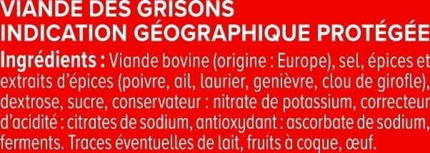 U Viande des grisons - x12 tranches, 80g packshot