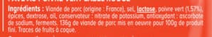 U Pavé au poivre Label Rouge - x8 tranches, 100g packshot