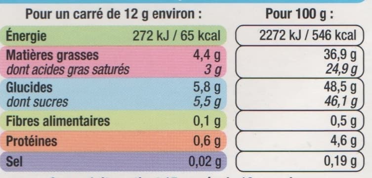 U Chocolat Noir Noix de Coco packshot