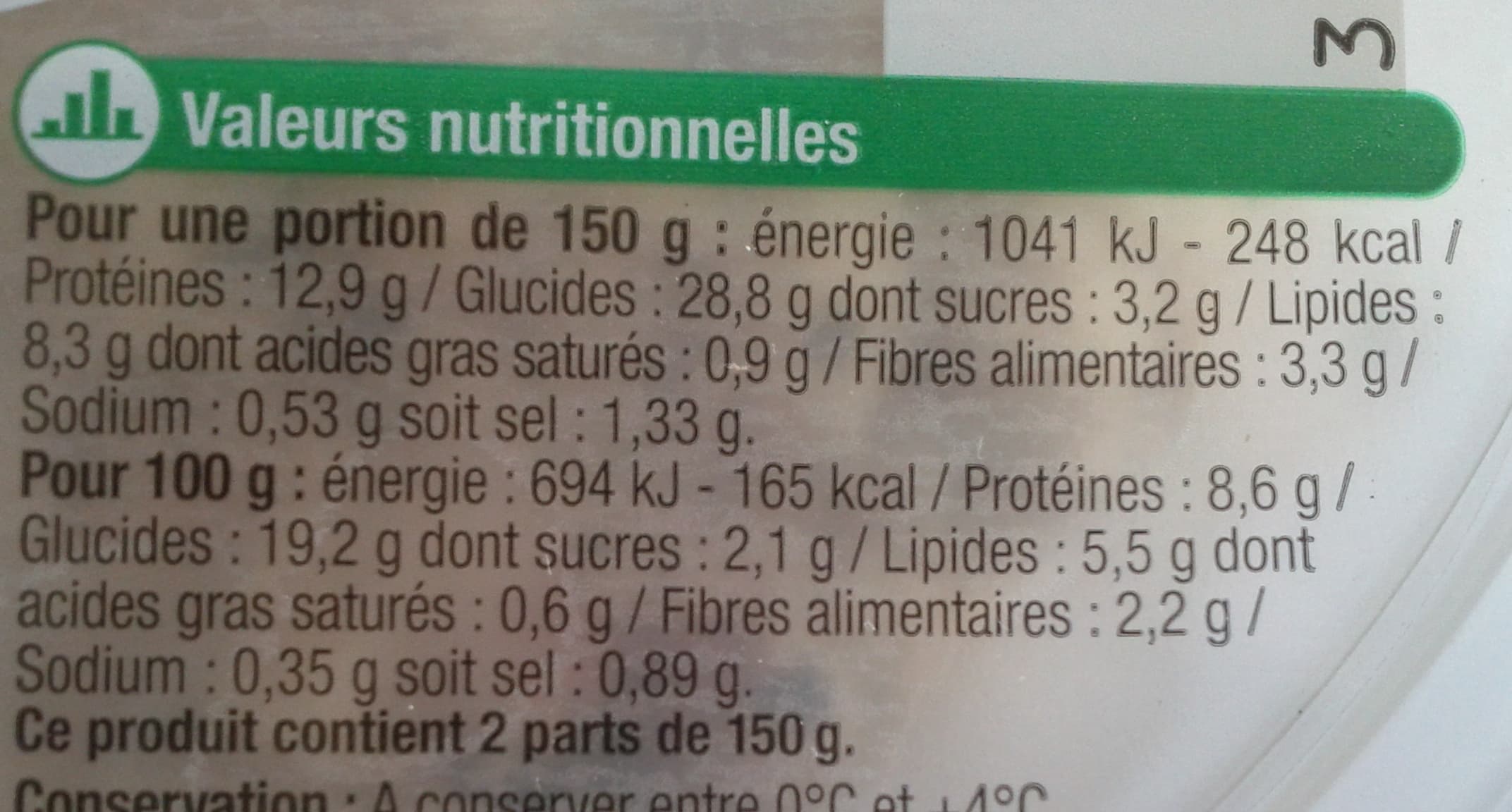 U Taboulé au poulet packshot