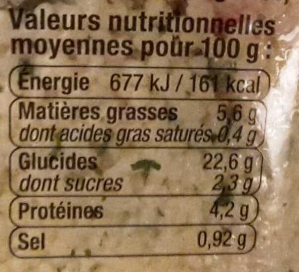 U Taboulé à l'orientale menthe packshot