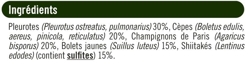U Cocktail de champignons 400g packshot