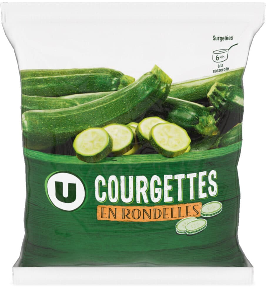 U Courgettes en rondelles 1kg packshot