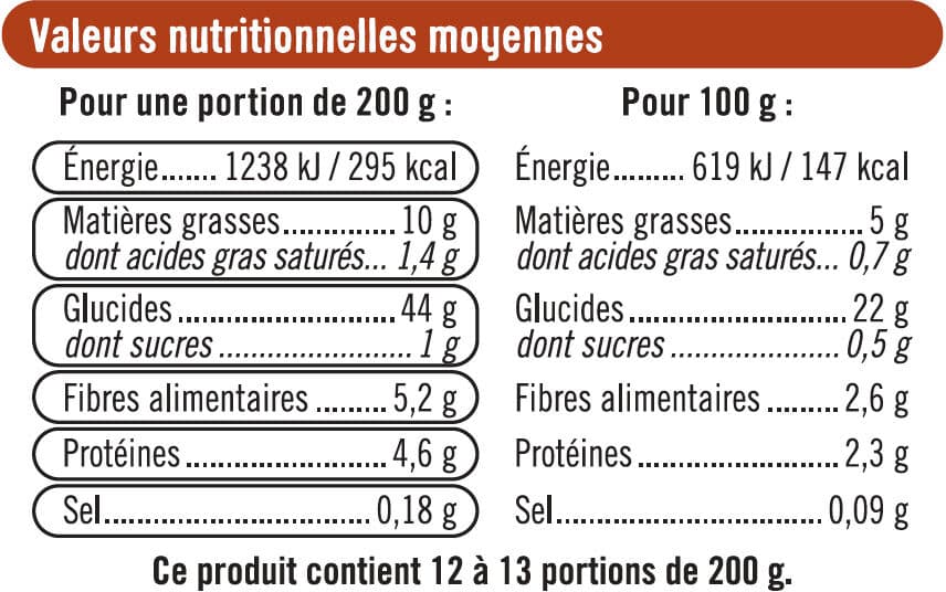 U Frites Traditionnelles packshot