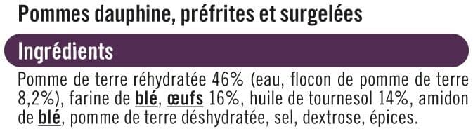 U Pommes de terre dauphines 1kg packshot