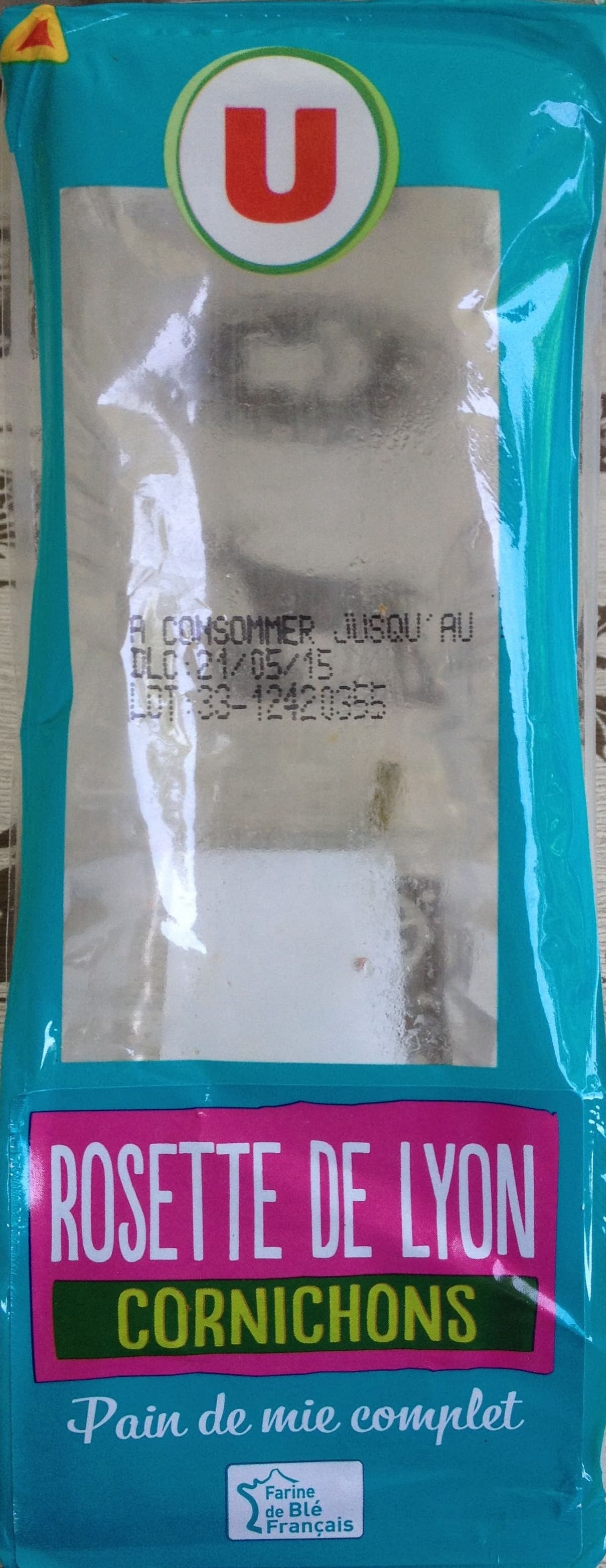 U Rosette de Lyon cornichons packshot