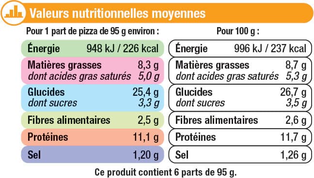 U Pizza familiale 4 fromages packshot