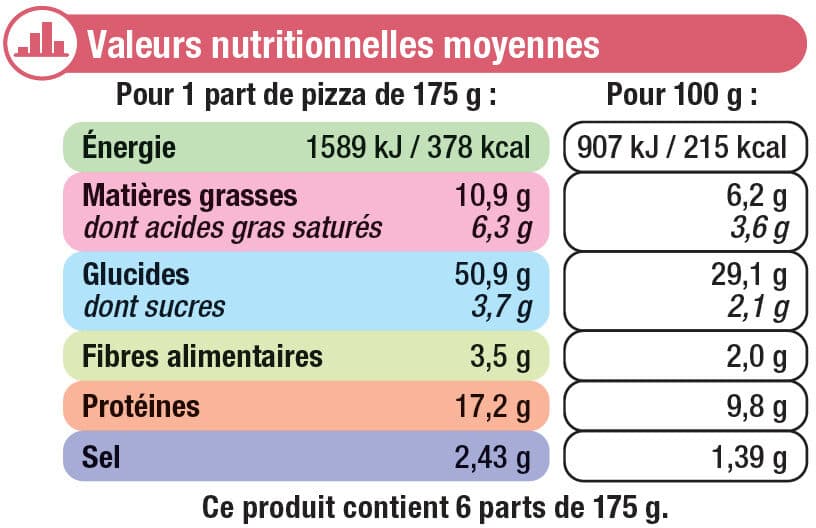 U Pizza jambon fromages 3x350g packshot