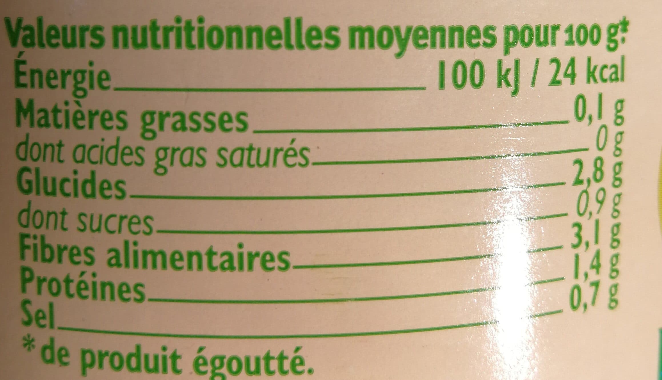 U bio Haricots verts extra fins packshot