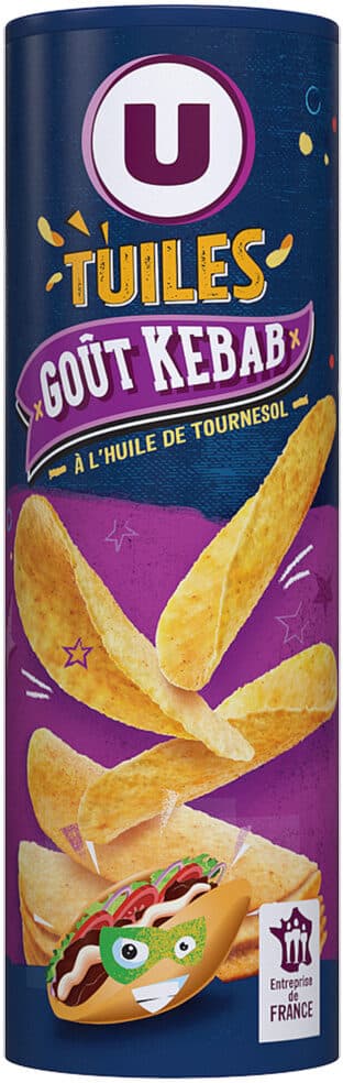 U Tuiles goût kebab packshot