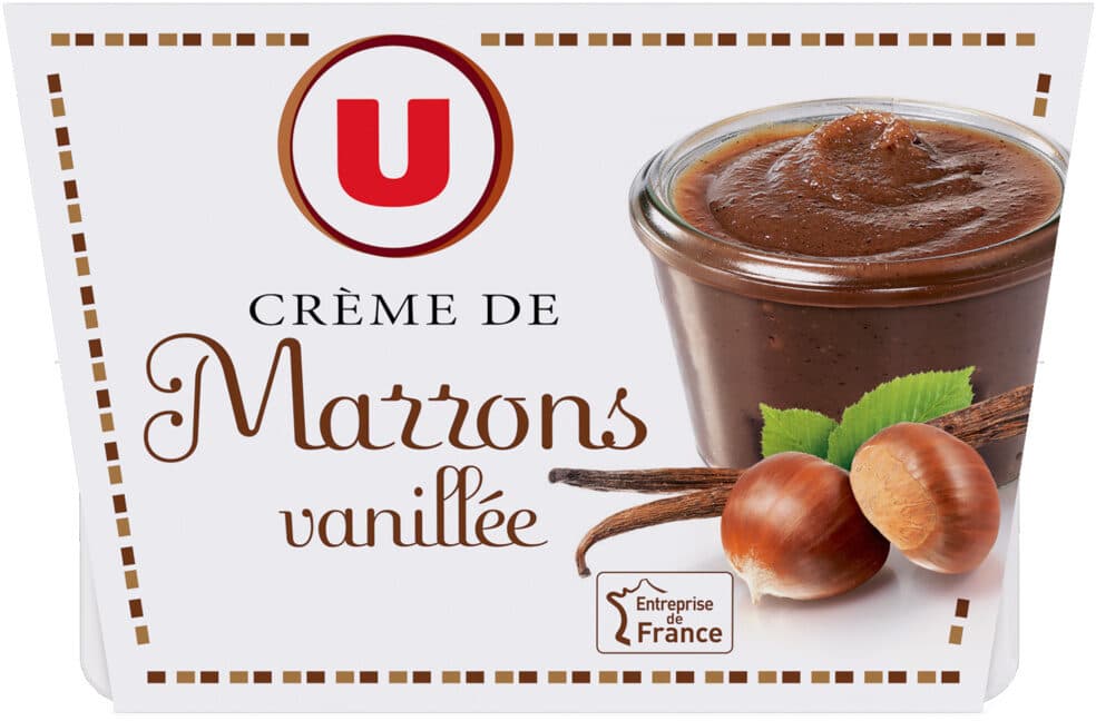 U Crème de marrons vanillée packshot