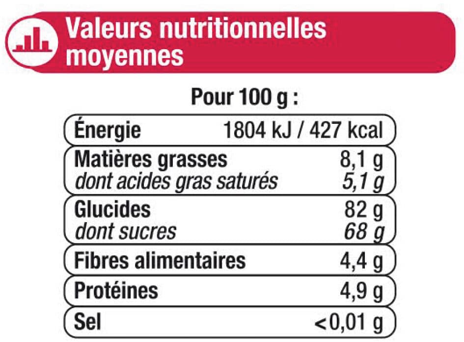 U Préparation pour mes coeurs coulant au chocolat paquet de 300g packshot