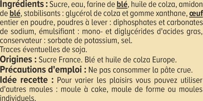 U Préparation pour moelleux nature doypack de 500g packshot
