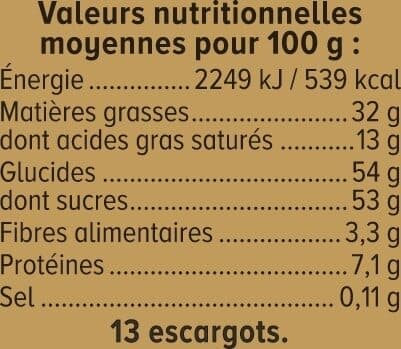 U Escargots praliné chocolat au lait 195g packshot