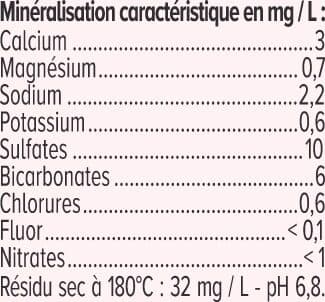 U Eau minérale MONTCALM 12 bouteilles de 33cl packshot
