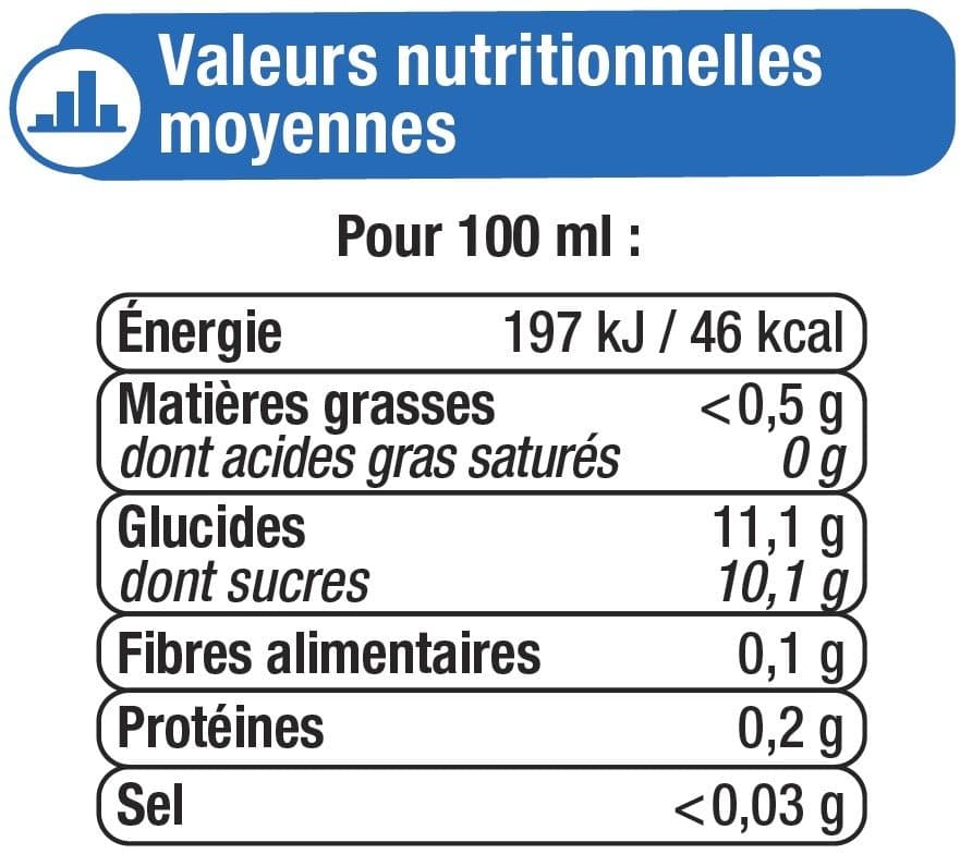 U Nectar orange/pêche/abricot sans sucres ajoutés, briquette 6x20cl packshot