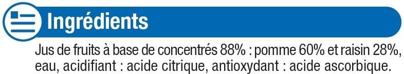 U Nectar pomme sans sucres ajoutés brique 2L packshot