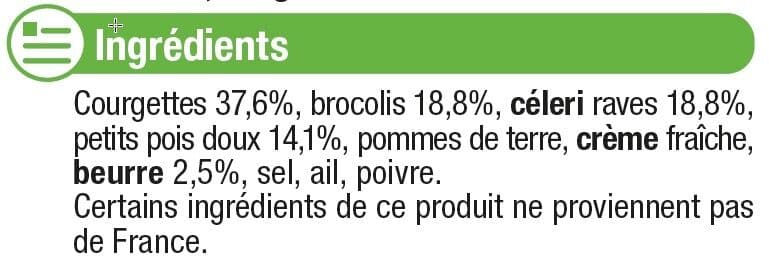 U Purée de légumes de saison cuisinée 750g packshot
